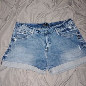 Silver Women's Jean Shorts